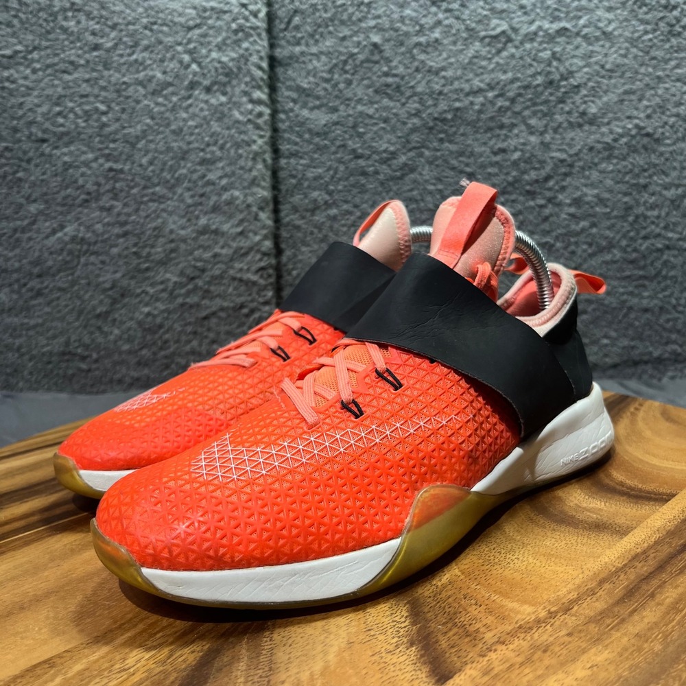 Nike Metcon DSX‎ Flyknit 2 Mens Orange Black Cross Training Shoes Size 8 - Picture 5 of 14